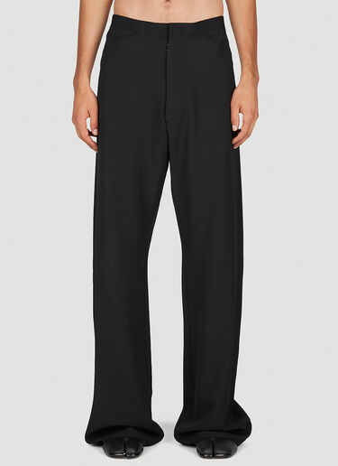 MM6 Maison Margiela Fluid Flare Suit Pants Black mmm0153007