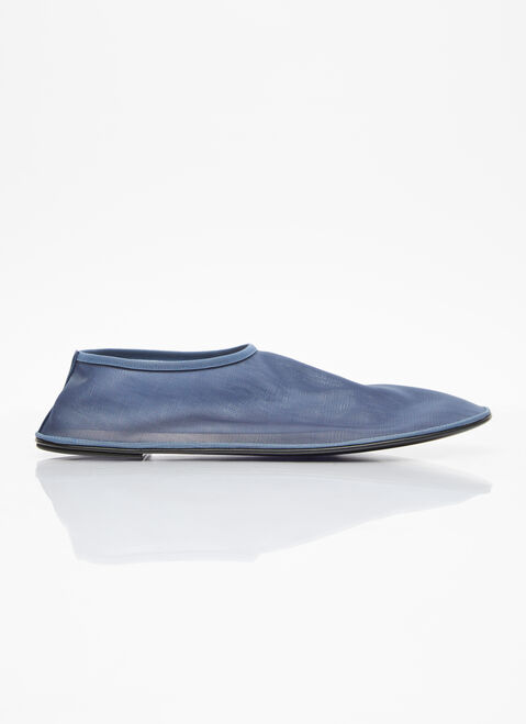 The Row Sock Mesh Flats Navy row0253049