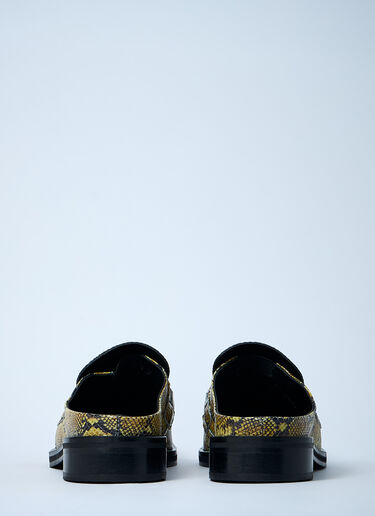 Martine Rose Loafer Mules Yellow mtr0159016
