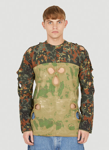 Balaclava Camouflage Long Sleeve T-Shirt PROTOTYPES Balaclava Camouflage Long Sleeve T-Shirt Green typ0350007