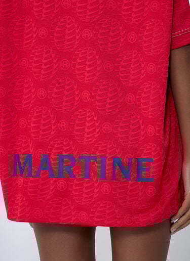 Nike x Martine Rose ロゴモチーフ ポロシャツ 赤 nik0362106