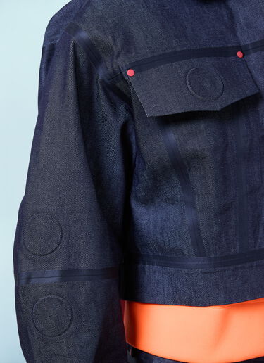 Walter Van Beirendonck x G-STAR Embossed Denim Jacket Blue wlt0160025