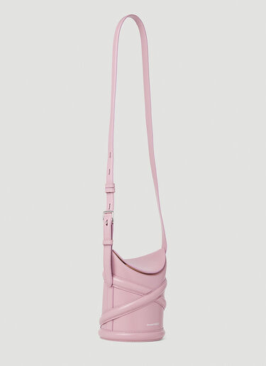 Alexander McQueen Curve Shoulder Bag Pink amq0251007