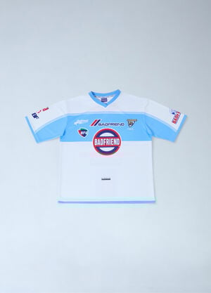 Badfriend Soccer Jersey T-Shirt Blue bad0162002