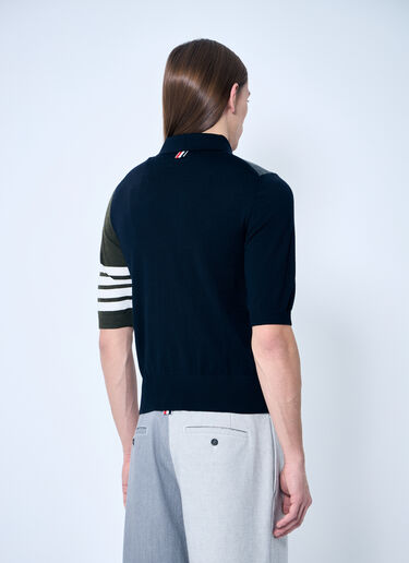Thom Browne ジャージー 4本線ポロシャツ  グレー thb0157002