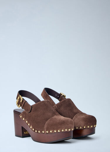 LN-CC® - Chloé: Jeannette Clogs - Brown Chloé Jeannette Clogs Brown chl0265031