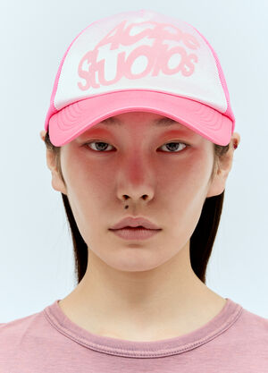 Acne Studios Logo Baseball Cap Blue acn0257025