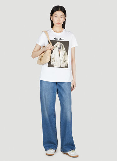 Max Mara Wegman T-Shirt White max0253052