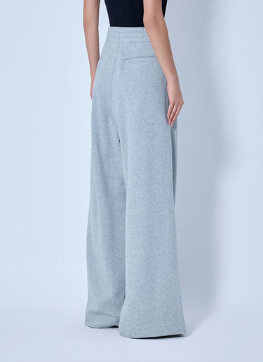 LN-CC® - Dries Van Noten: Wide-Leg Drawstring Trousers - Grey Dries Van Noten Wide-Leg Drawstring Trousers Grey dvn0265013