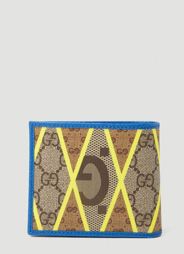 Gucci Rhombus Print Bifold Wallet Blue guc0152130