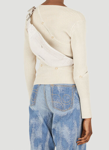 Jacquemus Le Banane Belt Bag Cream jac0348001