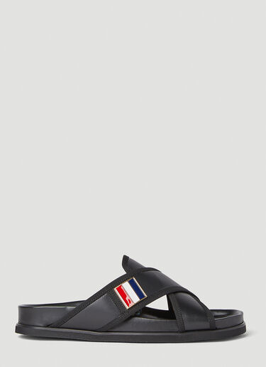 Thom Browne Criss Cross Sandals Black thb0151044