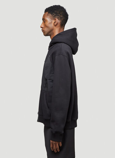 1017 ALYX 9SM Zip-Up Hooded Sweatshirt Black aly0144004