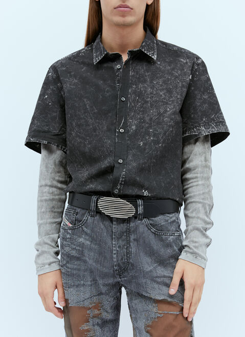 Dolce & Gabbana B-1DR-Grill Belt Black dol0153012