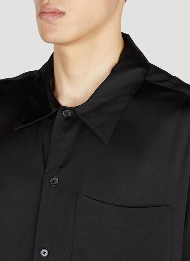 Jil Sander 36 Relaxed Shirt Black jil0151006