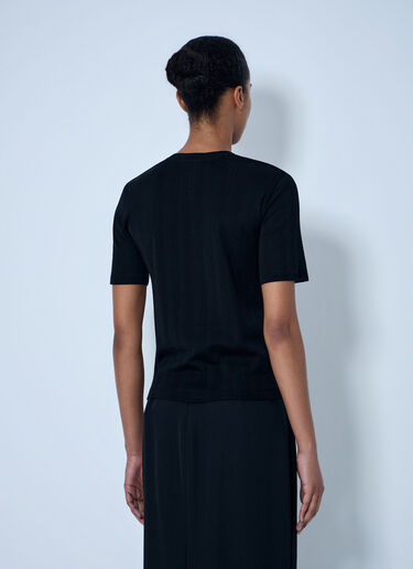 LN-CC® - The Row: Etina T-Shirt - Black The Row Etina T-Shirt Black row0265017