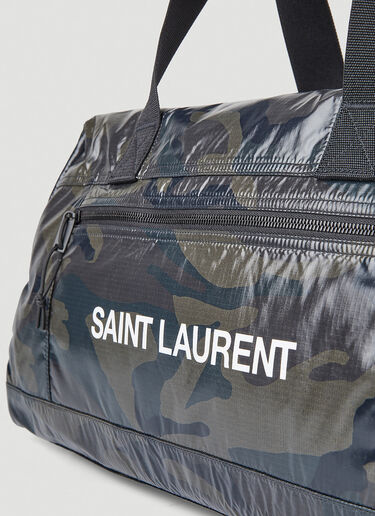 Saint Laurent Nuxx Camouflage Duffle Bag Khaki sla0147060