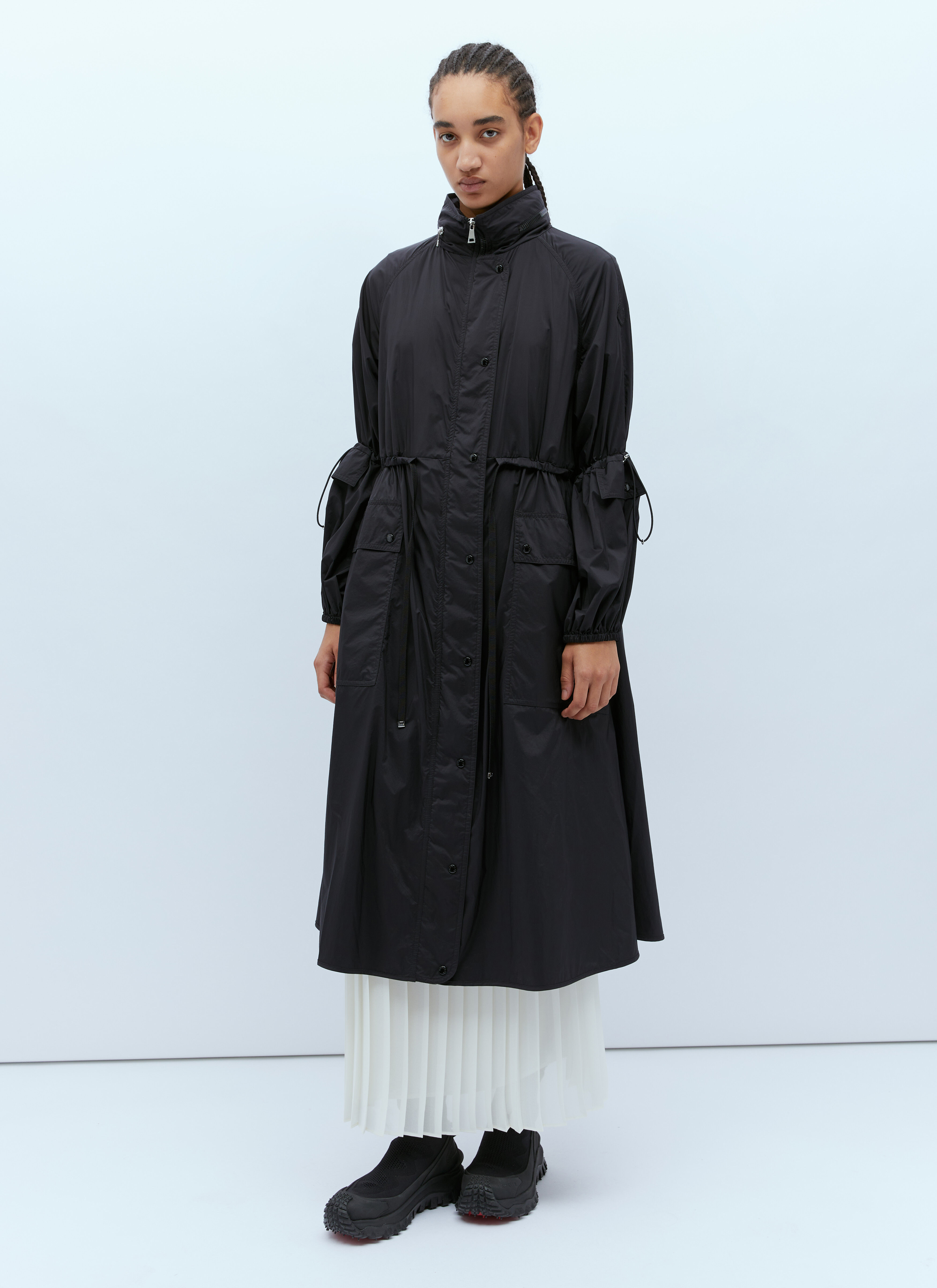 h*a様 MONCLER LIN Long nylon coat Moncler Women's' Lins Long Parka in Black | LN-CC®