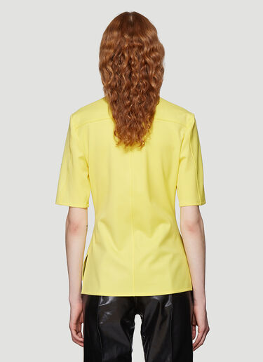 Kwaidan Editions Zipped Shirt Yellow kwe0238006