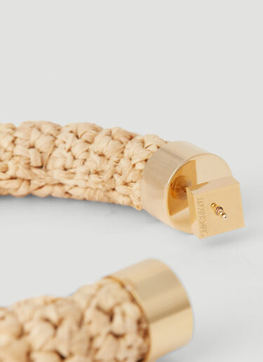 Jacquemus Les Creoles Raphia 圈形耳环 米色 jac0251112