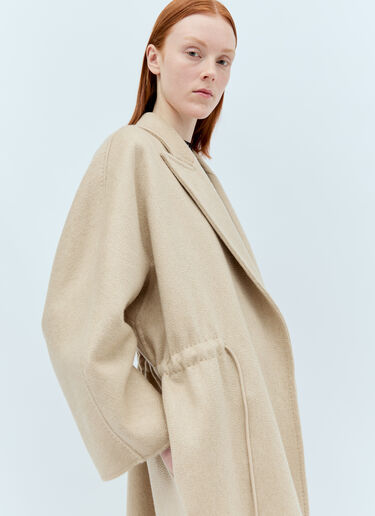 Max Mara Oversized Cashmere Coat Beige max0255014