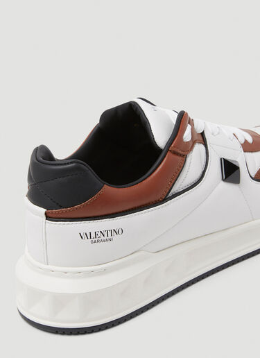 Valentino One Stud Sneakers White val0149024
