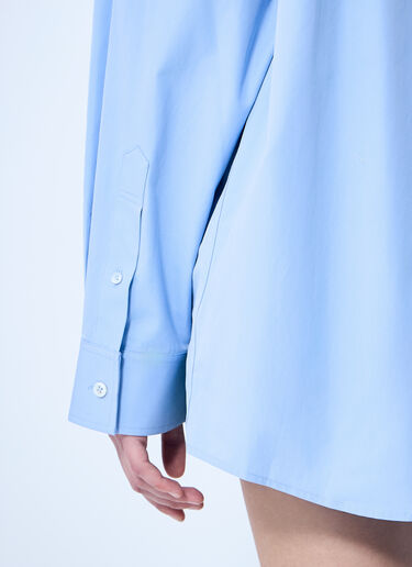 Alexander Wang Pull-Back Cut-Out Shirt White awg0259008