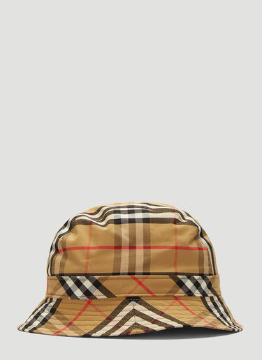 Burberry Vintage Check Bucket Hat Black bur0237021