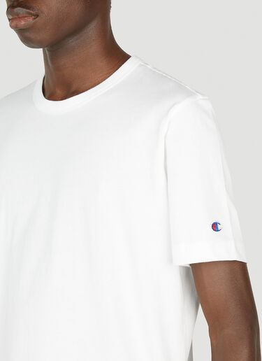 Champion Logo Embroidered T-Shirt White cha0152023