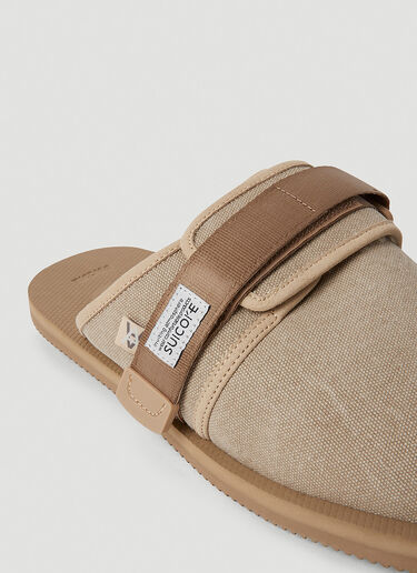 Suicoke x Daniel Arsham Zavo Mabda Slip Ons Beige sui0146002