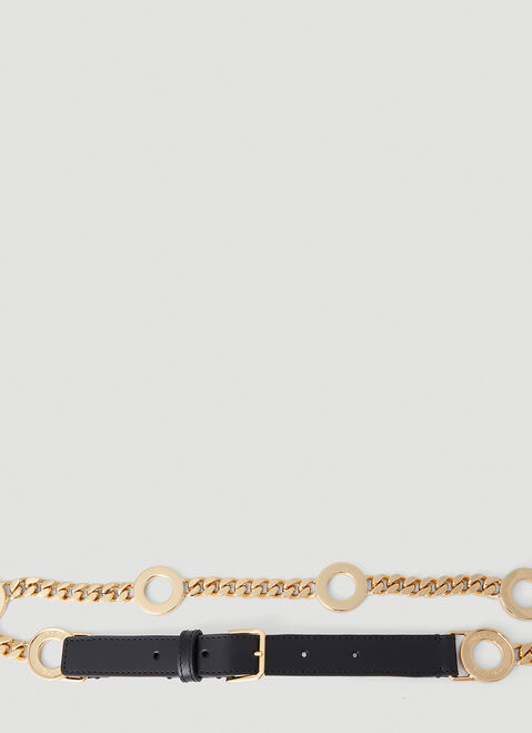 Alexander McQueen Chain Belt Black amq0251017