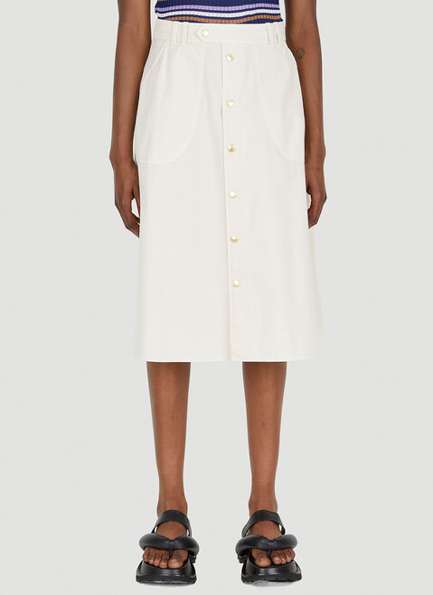 A.P.C. Jamie Skirt Brown apc0254006