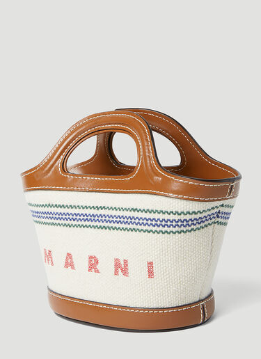 Marni Tropicalia マイクロハンドバッグ ベージュ mni0255047