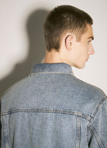 MM6 Maison Margiela Inside-Out Denim Jacket Blue mmm0157002
