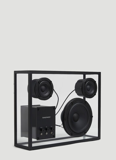 TRANSPARENT SOUNDS Large Transparent Speaker Black tps0546001