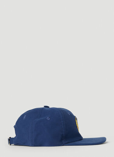 SAINT LAURENT Embellished denim baseball cap