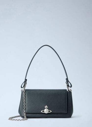 Vivienne Westwood Hazel Medium Shoulder Bag Black vvw0265059