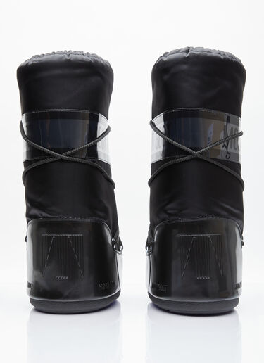 Icon Glance Satin Boots Moon Boot Icon Glance Satin Boots Black mnb0354006