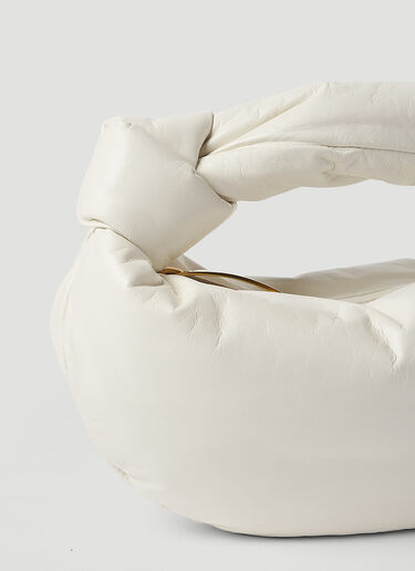 Bottega Veneta Jodie Pillow Handbag White bov0250024