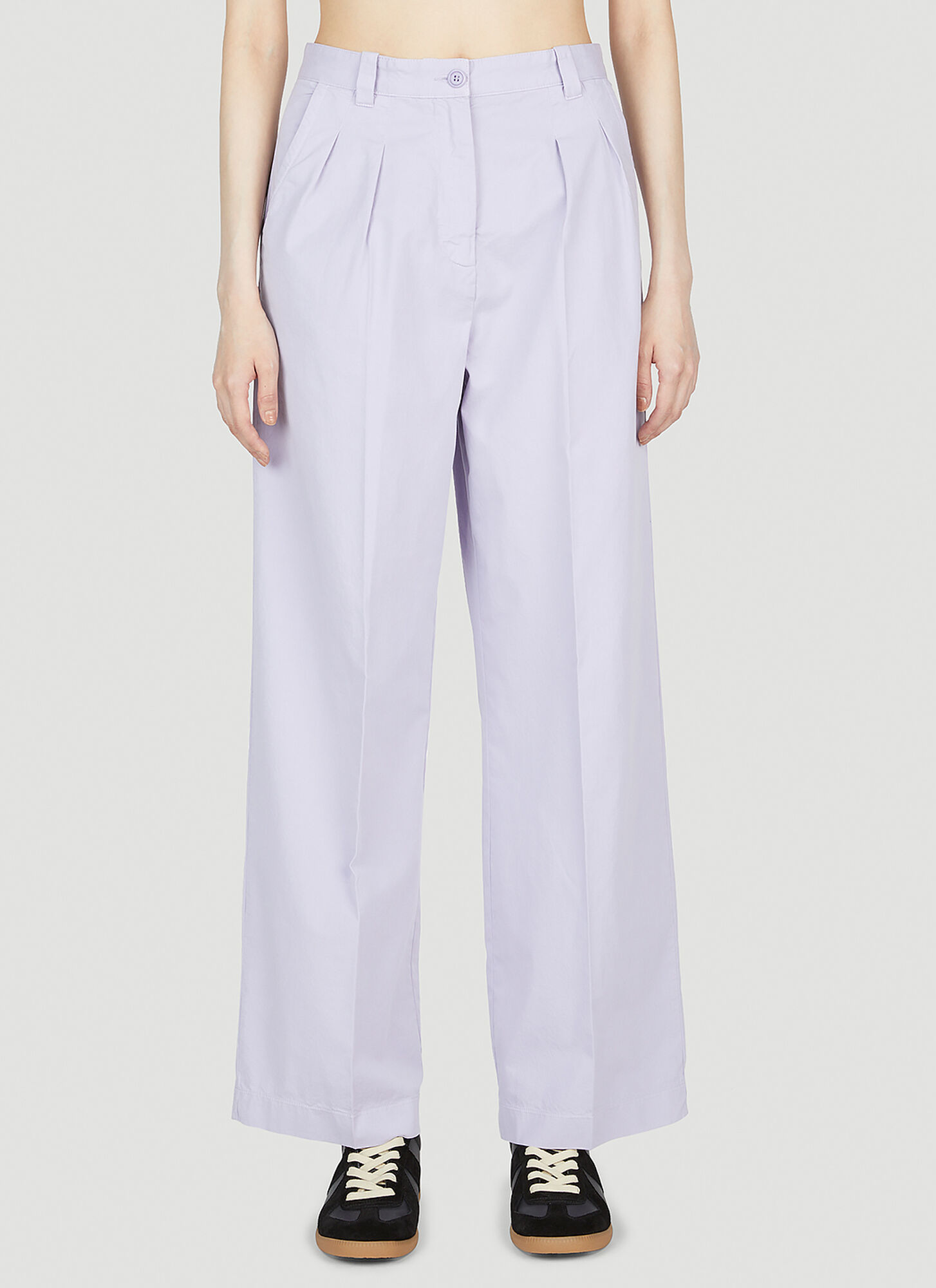 Apc A.p.c. Pants In Lilac