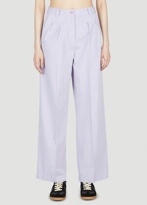 A.P.C. Tressie Wide Leg Pants Lilac apc0253011