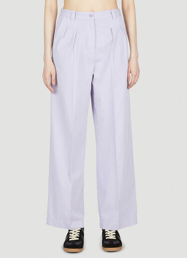 A.P.C. Tressie Wide Leg Pants Lilac apc0253011