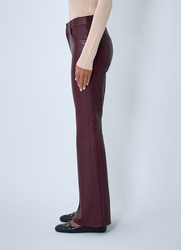Flared Leather Pants Chloé Flared Leather Pants Red chl0262008