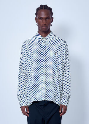 Vivienne Westwood Batwing Relaxed Shirt Blue vvw0166004