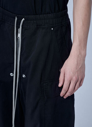 Rick Owens DRKSHDW Double Cargo Jumbo Belas Pants Black drk0166009