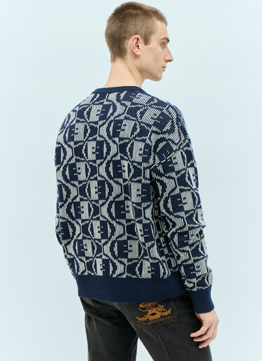 提花圆领针织衫 Acne Studios 提花圆领针织衫 藏蓝色 acn0155003