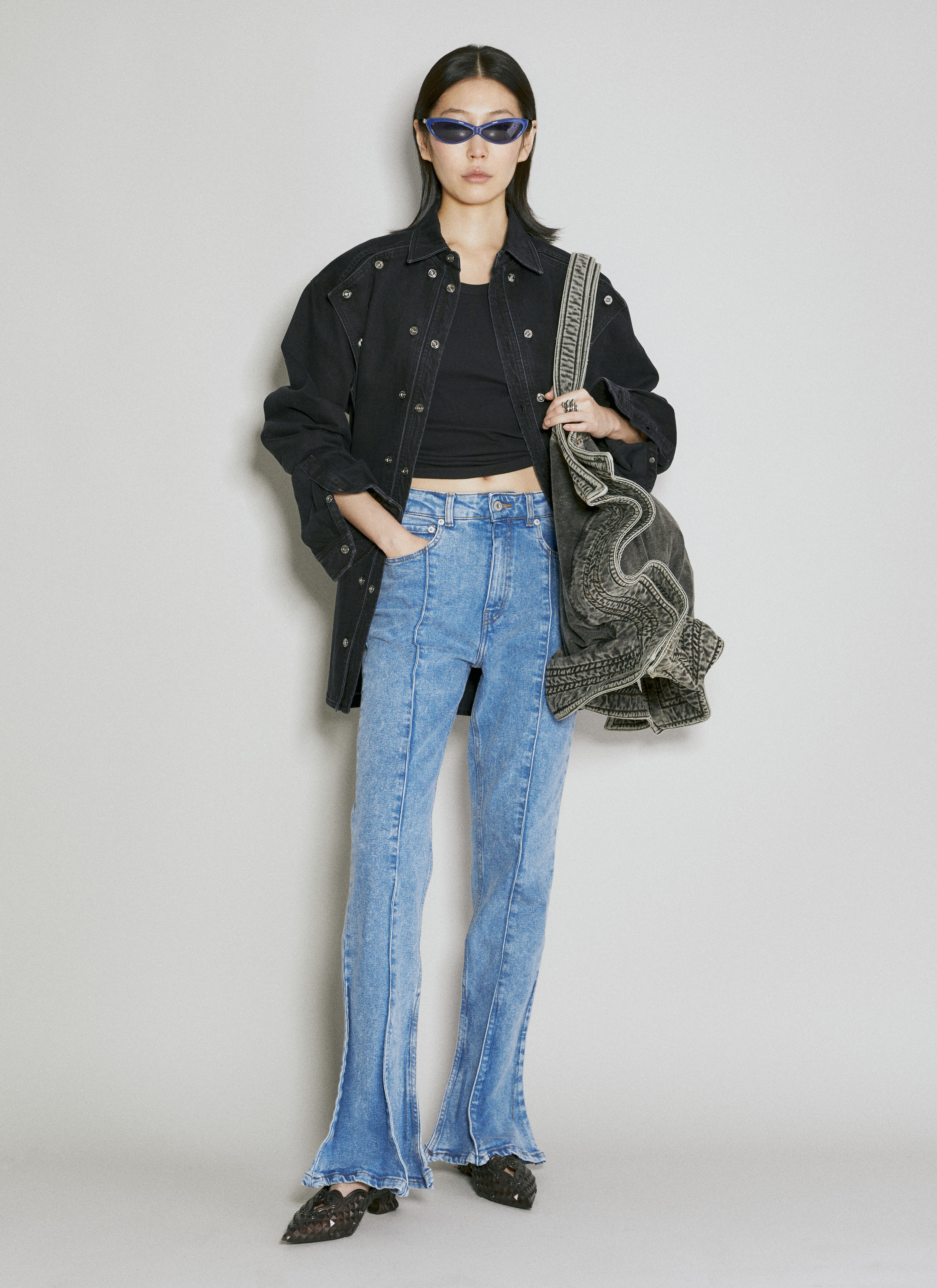 Trumpet leg jeans sales