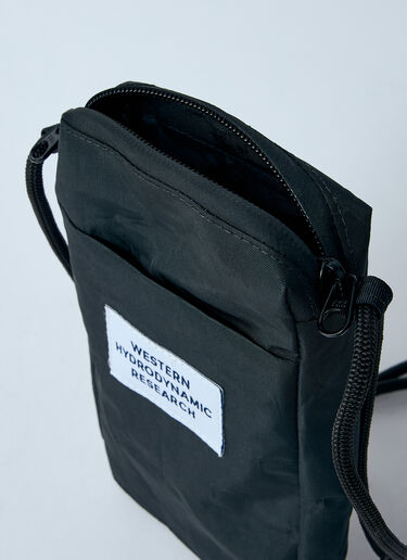 Western Hydrodynamic Research Logo Patch Sling Crossbody Bag Black whr0156012