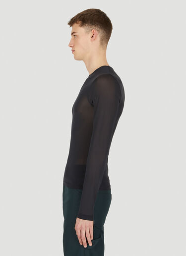 Courrèges Second Skin Long Sleeve Top Black cou0150008