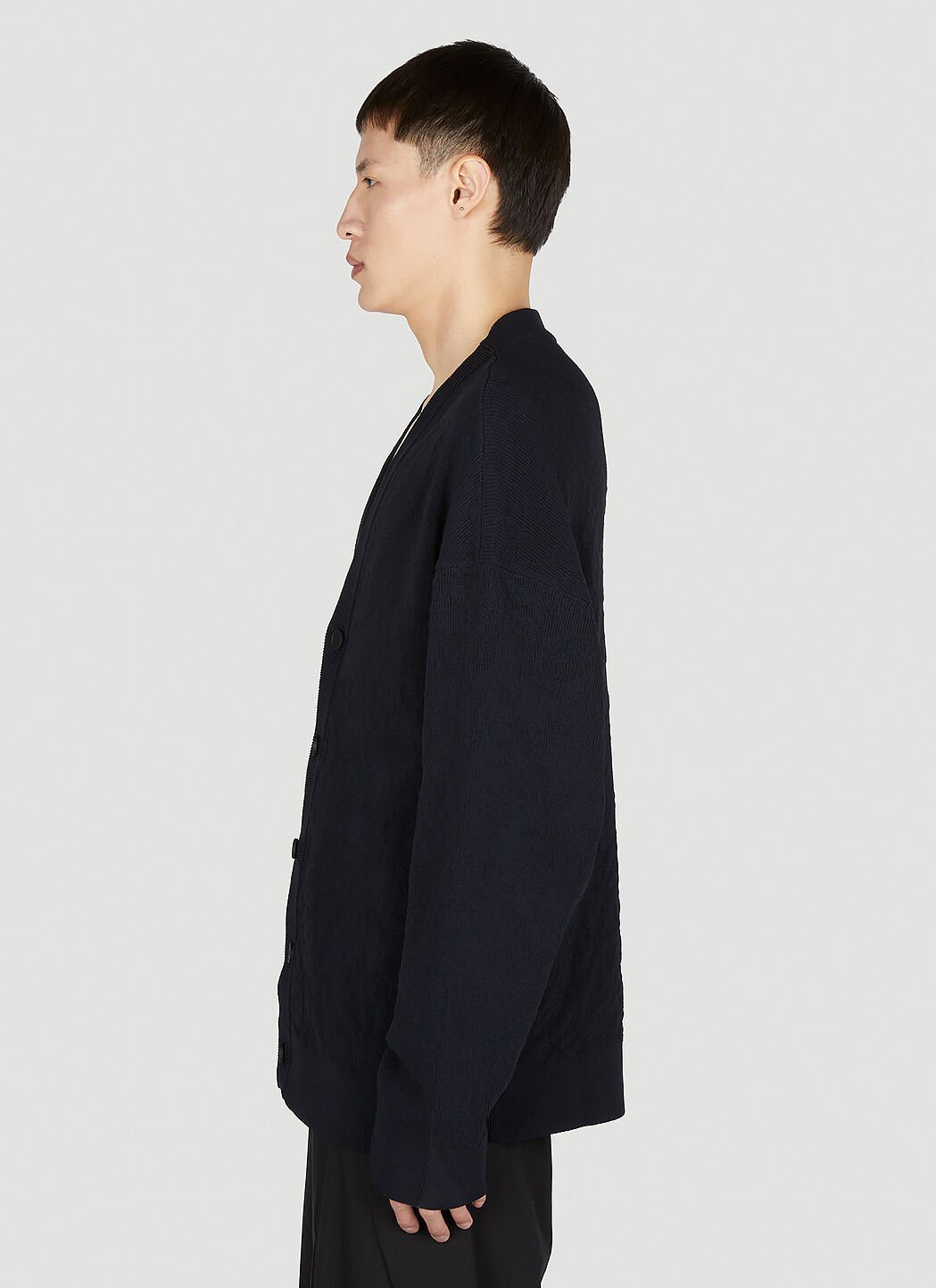 Y-3 Knit Cardigan in Black | LN-CC